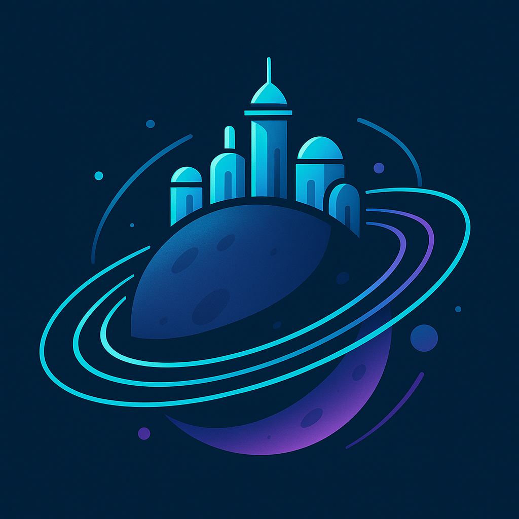 Logotipo de FUTURAMA.TOP, portal sobre exploración espacial y Space Race 2.0